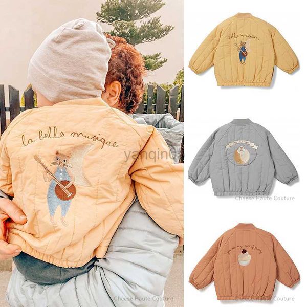 

down coat ks baby jacket 2023 winter coat brand design children jacket fashion winter autumn keep warm coats for boy girl cake moon hkd23072, Blue;gray