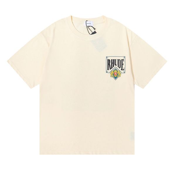 

2023 summer new short-sleeved t-shirt, the craftsmanship makes the overall simple and elegant, fashionable, loose and versatile, the same st, White;black