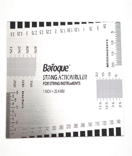 

acoustic guitar electric guitar bass string action ruler gauge guide measuring guitar luthier tool 6373707