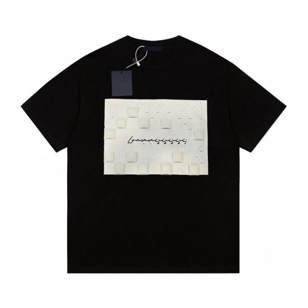 

men's plus tees & polos round neck embroidered and printed polar style summer wear with street pure cotton rsf2, Black;brown