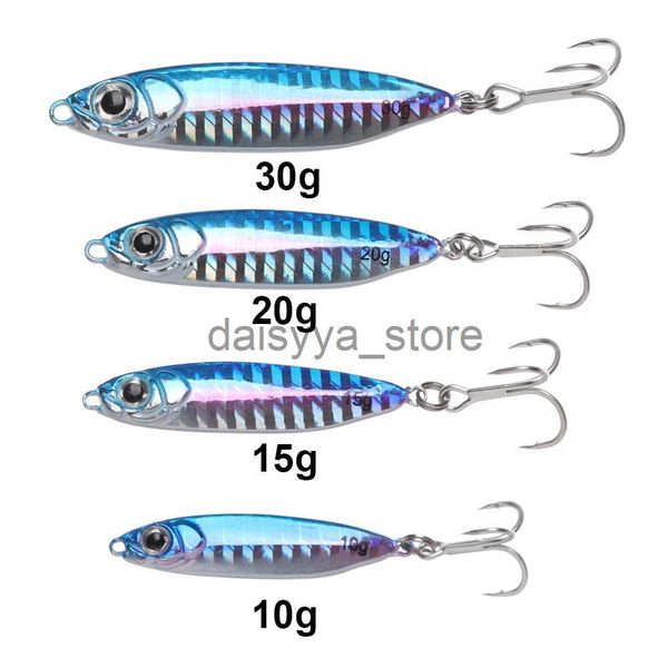 

baits 10/15/20/30g jig shone hard bait feather metal jigger lure accessories colorful crankbait minnow sinking spinning baits x0726