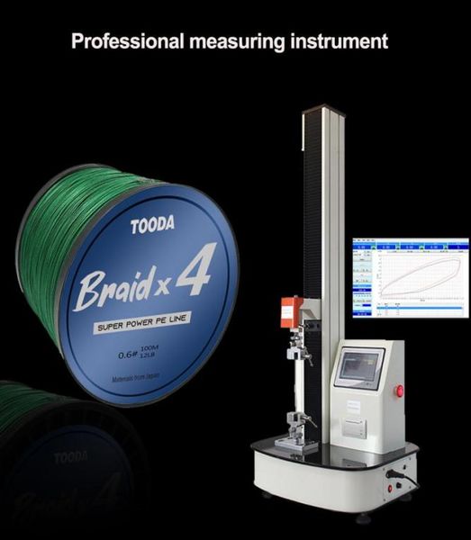 

2022 new tooda 1000m1094yds 4 strands braided fishing line multicolors pe line strength japanese braided wire accessories2979967