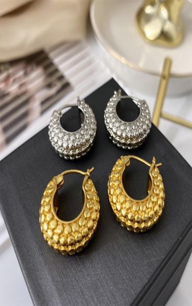 

2021 charm gold earrings design women dangle earings for girls designer fashion jewellery good ear rings circular texture personal1536461, Golden