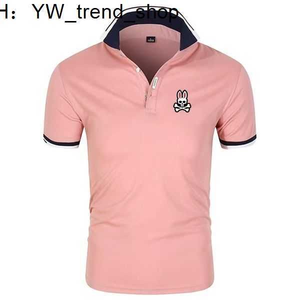 

mens polos combed cotton summer clothing short sleeve business design animal pattern psycho bunny shirt casual striped designer breathable c, White;black