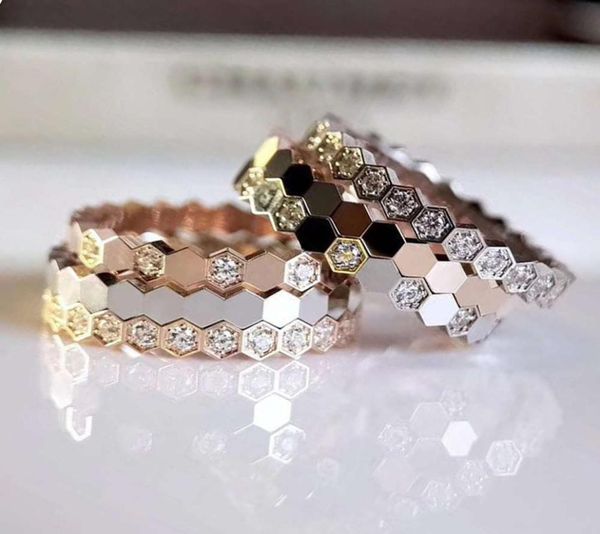 

paris diamond honeycomb with inlaid and silver plated gold tail6518887