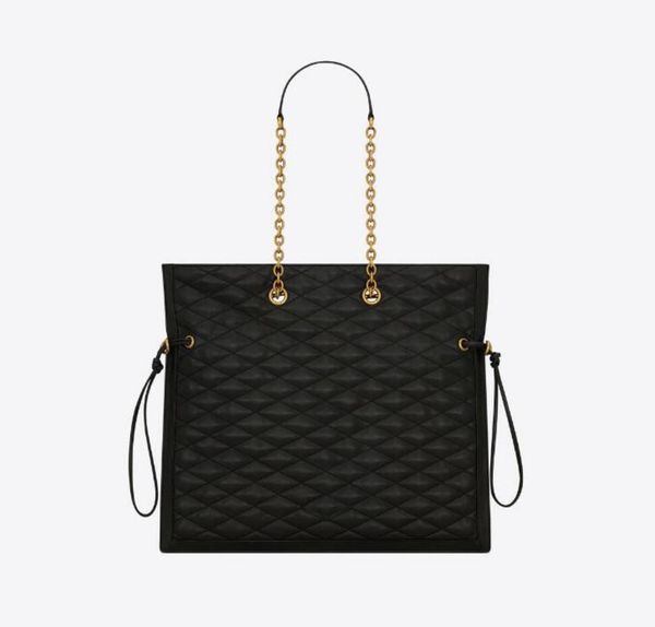 

tier quality new le pochon shopping bags rope close luxury designer tote women deluxe handbag black original sheepskin y diamond lattice sho