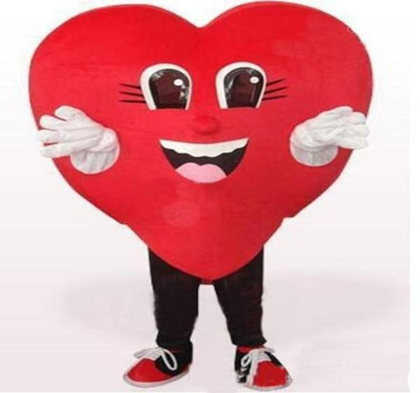 

2019 factory outlets love red heart mascot costume halloween wedding party red heart cartoon costume fancy dress childre9199098, Red;yellow