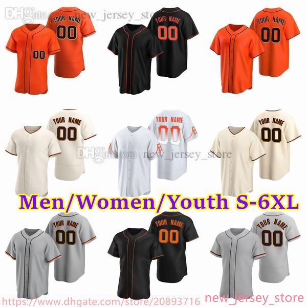 

custom ncaa s-6xl baseball 35 brandon crawford jersey stitched 8 michael conforto 5 mike yastrzemski joc pederson alyssa nakken sean manaea, Black