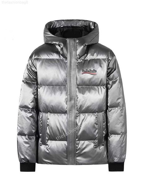 

men's jacket french paris designer winter down jacket parker casual fashion letter print black thickened warm ownjacket m-5xl