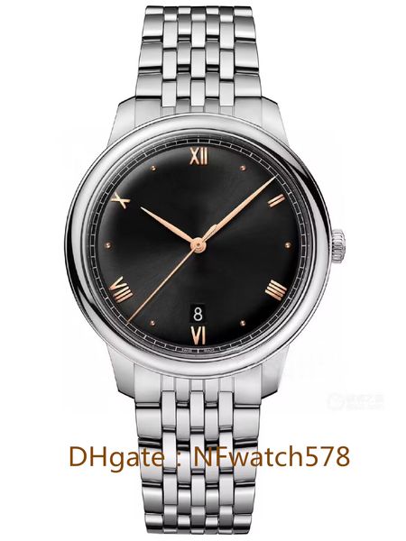 

men watch 40mm sapphire dial 434.10.40.20. miyota 8800 automatic mens watch precision steel dorsal translucency, Slivery;brown