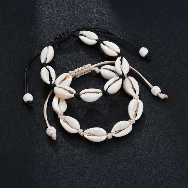 

designer style jewelry, personalized creativity, hawaiian style, casual hand jewelry, shell weaving bracelet, fashion, Golden;silver