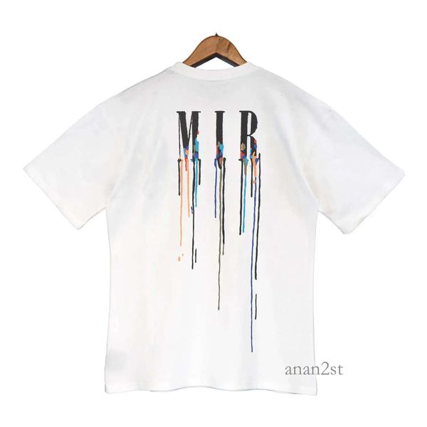 

men's t-shirts colorful letter print brand men short-sleeved t-shirt designer outfits tee shirt homme spring o-neck tshirt, White;black