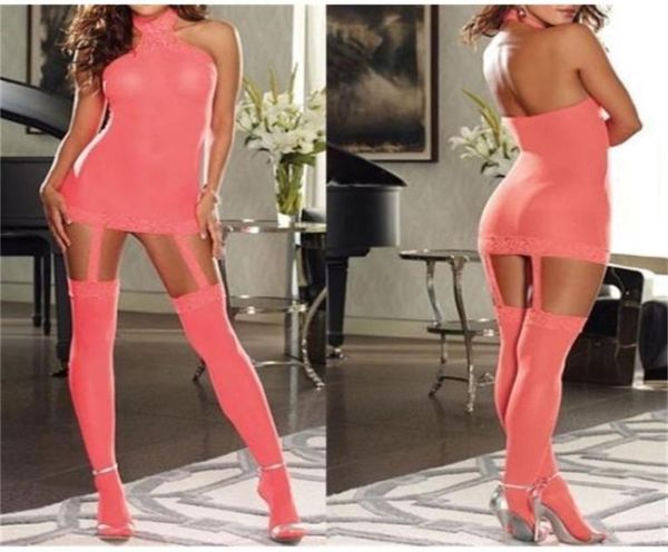 

w1022 new women039s lingerie black red lace dressg stringstocking8322159