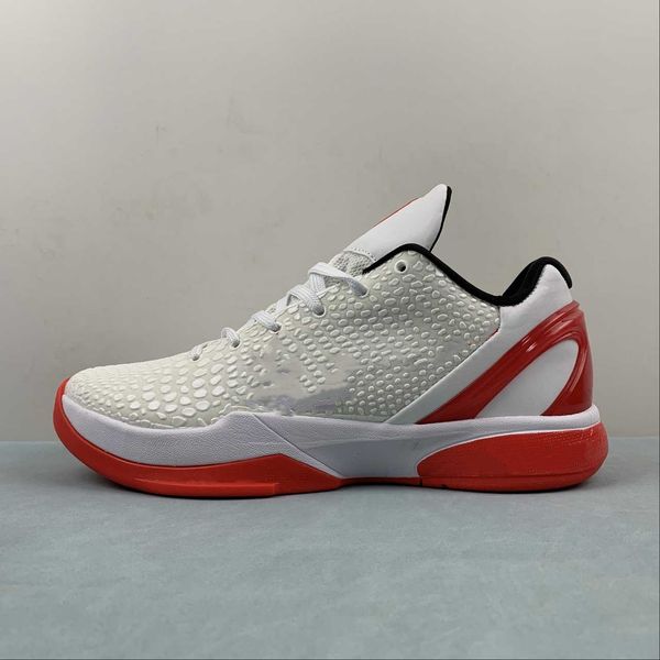 

men running shoes k 6 protro red white black sneakers chaussures ship with box