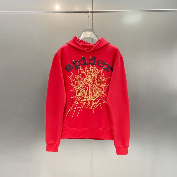 

mens designers hoodies men's hoodie spiderweb europe america fashion tide hellstar hip-hop street 55555 spider men hoodie406, Black