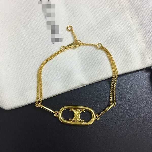 

new triumphal arch simple bracelet female, Golden;silver