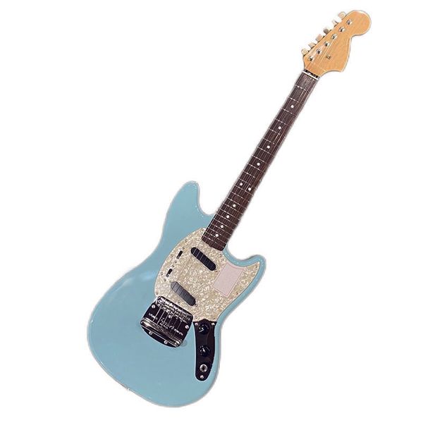 

traditional 60s mustang rosewood fingerboard daphne blue electric guitar
