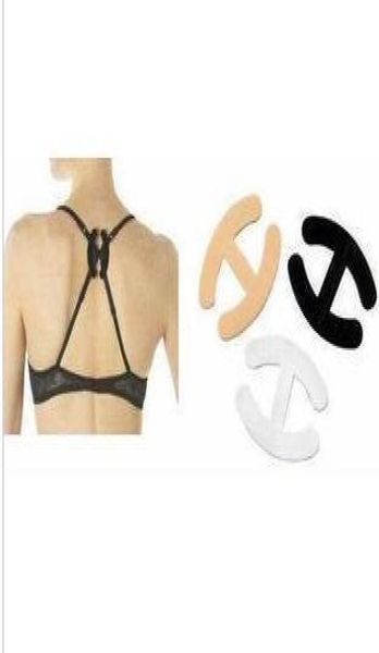 

invisible bra buckle clips holder hide bra strap invisible for sleeveless dress blouse nonslip buckle underwear7897647, Black;white