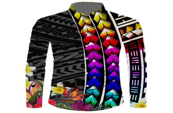 

men039s dress shirts 6xl viking clothing men loose turndown samoan for casual oversize shirt streetwear polyester plus size1327167, White;black