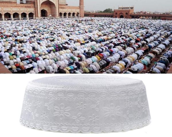 

beanies men muslim prayer hat embroidered solid color beanie sku cap male simple ethnic ramadan arabic dubai head wear casual2974064