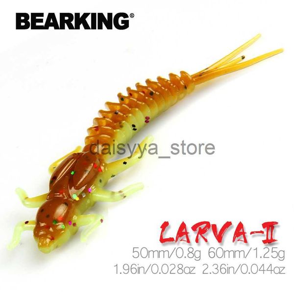 

baits lures bearking new larva soft lures 50mm 60mm fishing artificial lures silicone bass pike minnow swimbait jigging plastic baits worm x