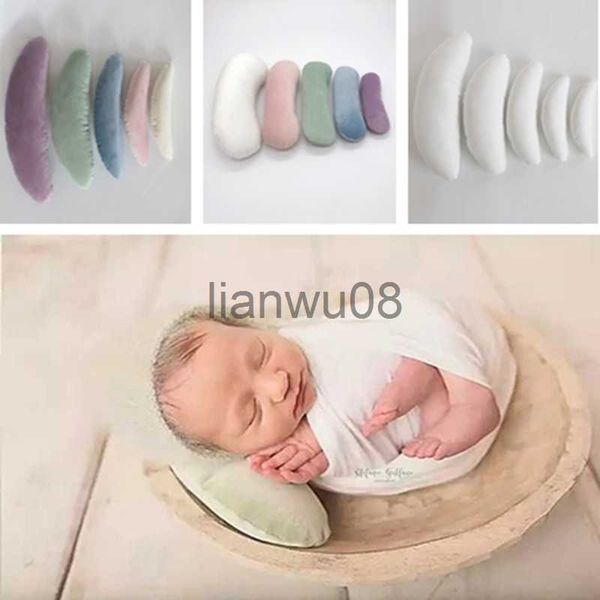

pillows newborn p shoot props posing crescent head pillow set positioner bebe bedding cushion x0726