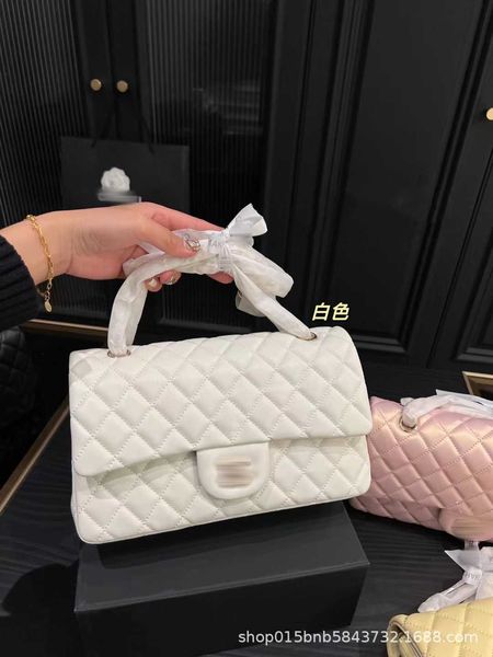 

2023 new classic small fragrant wind lingge bag cf chain bag single shoulder crossbody embroidery cover bag 26 * 13cm