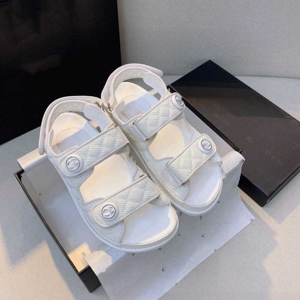

sandals designer women sandales slingback platform dad sandals shoes leather calf quilted slides summer grandad luxury sandal circular beach, Black
