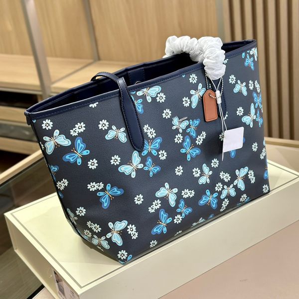 

designer bag classic seaside beach handbag luxury large capacity tote bag designer party colourful landscape multifunctional fashion bag