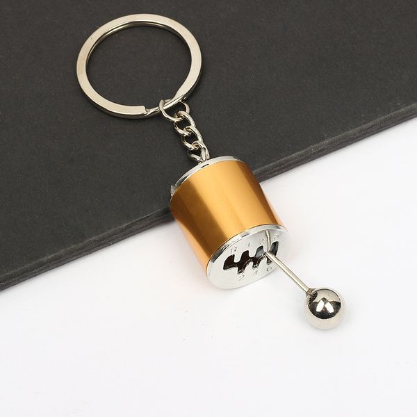 

car modification keychain speed with passion key male car pendant metal shift keychain, Silver