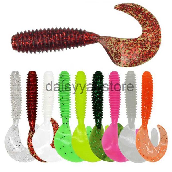 

baits lures 10pcs/lot soft lures silicone bait 55/65/75mm goods for fishing sea fishing pva swimbait wobblers artificial tackle x0726