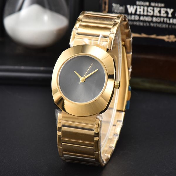 

rad wrist watches for women 2023 womens watches three needles quartz watch luxury brand designer clock steel belt fashion montre de luxe typ, Slivery;golden