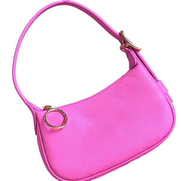 

7a women shoulder bags underarm handbag summer mini tote moon purse embossed soft grain calfskin detachable adjustable shoulder strap with b