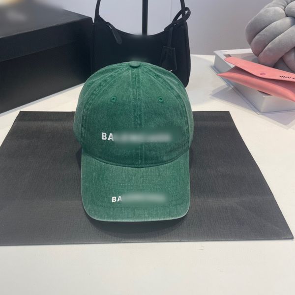 

green denim mens designer caps anti uv letter printed men snapbacks torn luxury fashion designers women baseball cap, Blue;gray