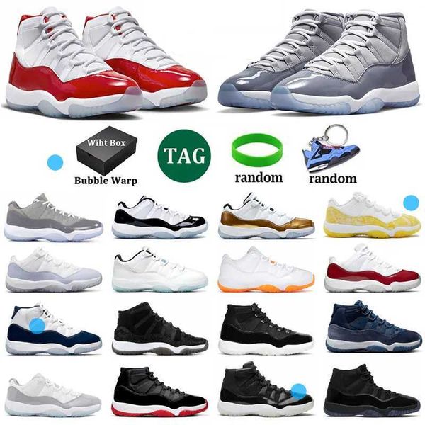 

new arrival jumpman 11 designer 11s basketball shoes men women cherry red cool grey midnight navy 25th anniversary 72-10 bred mens trainers