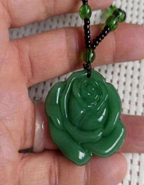 

natural xinjiang hetian jasper rose pendant del ivery0126409621, Silver