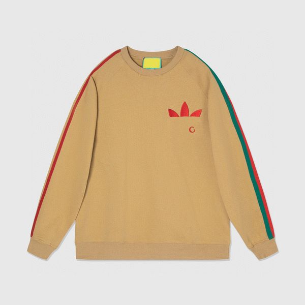 

men's plus size hoodies & sweatshirts letter knitted sweater in autumn / winter 2023acquard knitting machine e custom jnlarged detail c, Black;brown