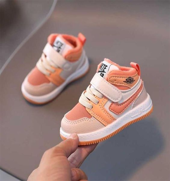 

autumn winter fleece baby shoes soft bottom 12 years old baby toddler shoes fashion sneakers first walkers 2112248796639
