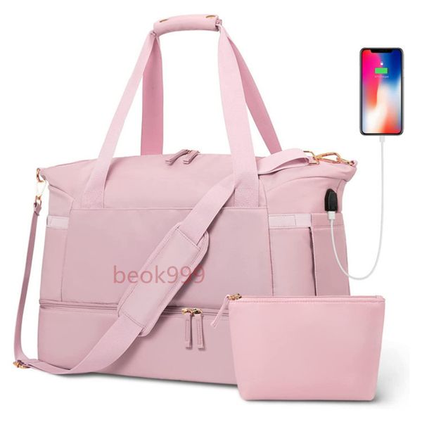

ll new women's fitness luggage yoga bags waterproof breathable durable dry wet separatio multifunctional large capacity sports bags