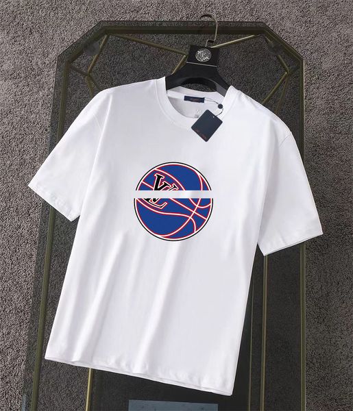 

mens designer t-shirts white t shirt summer clothes casual fashion loose letter short t-shirt#77, White;black