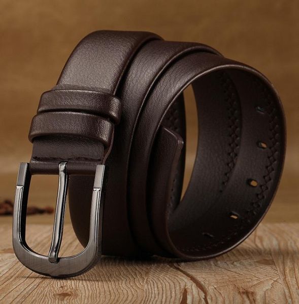 

pd004 sashes fashion men039s needle buckle pu leather casual men brown black belts with good quality7023695, White