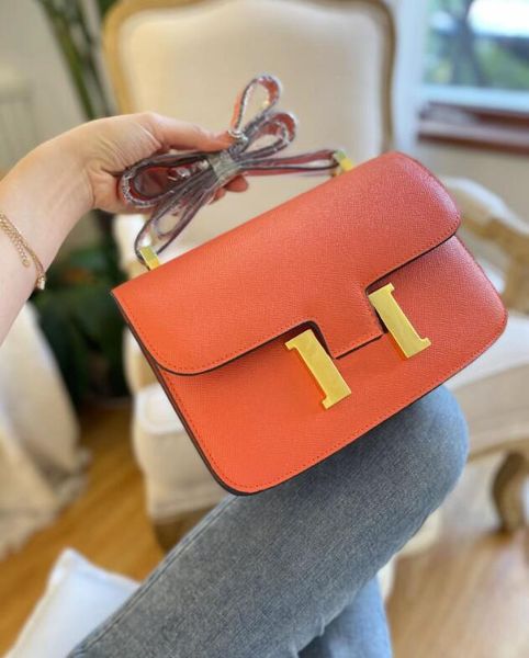 

designer tote bag crossbody handbag women shoulder bags classic gold and silver chains fashion leather saddle handbag