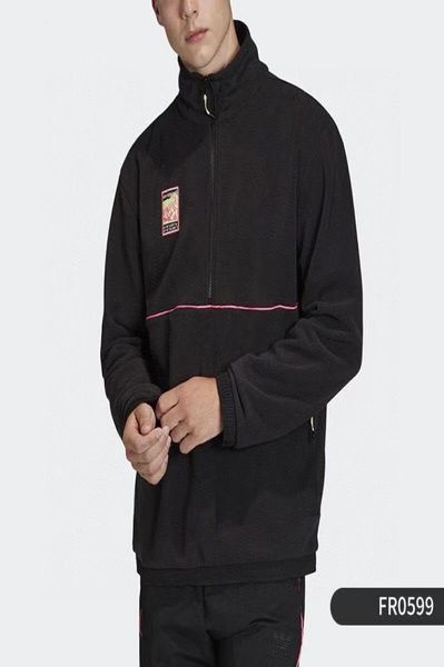 

new men women fleece zipper sweater jacket ladies sports casual jogging jumper jacket embroidery logo long sleeve outerwear coats 2852882, Black