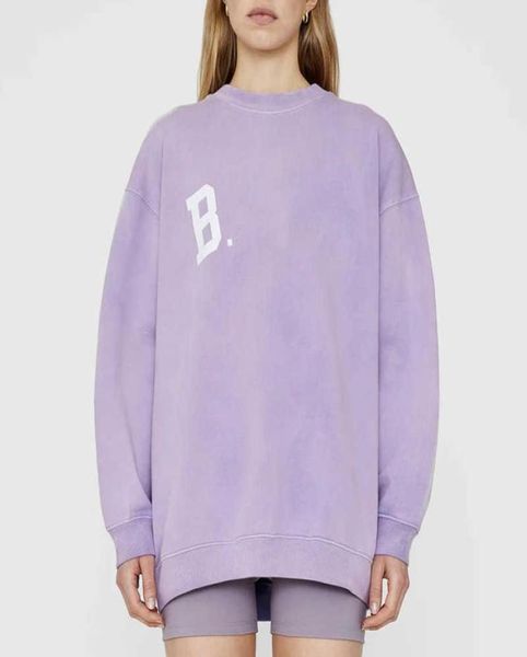 

23ss designer sweatshirt fashion loose pullover sweatshirt women casual letterprinted longsleeved sweater9532703, Black