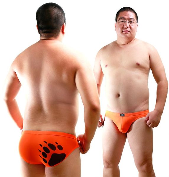 

plus size bear claw paw men039s swimwear triangular briefs trunks gay bear low waist briefs for bear 6 colors m l xl xxl9134914
