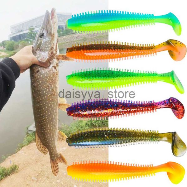 

baits lures silicone soft bait fishing lure with particles fishing bait 80mm120mm pike perch fishing artificial bait simulation bait x0726