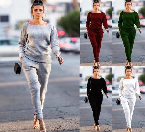 

women 2pcs hoodies jumpsuits romper sweatshirt pants sets casual tracksuit playsuits45267241255074, Black;white