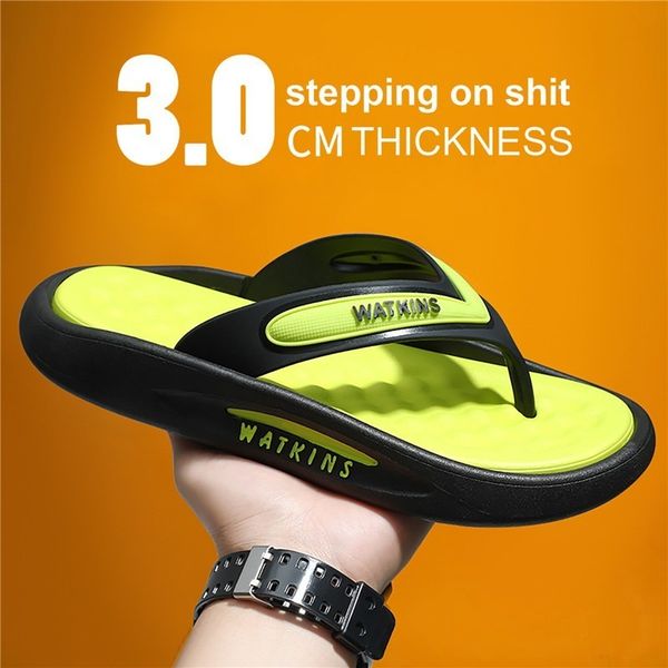 

slippers thong flip flops men cloud summer shoes memory foam pillow slides orthopedic clip toe arch support beach sandals 230726, Black