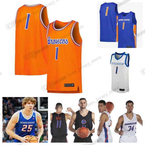 

ncaa boise state broncos college basketball jerseys agbo barringer degenhart keene kuzmanovic shaver jr. smith sylla whiting winter young mi, Black