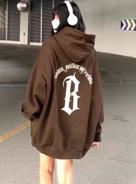 

womens hoodies sweatshirts arrival hip hop women vintage streetwear harajuku print oversize japanese kawaii long sleeve hoodie 230725, Black